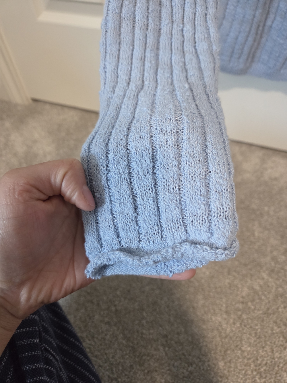 Universal Thread Powder Blue Ribbed Button Cardigan - Picture 4 of 9
